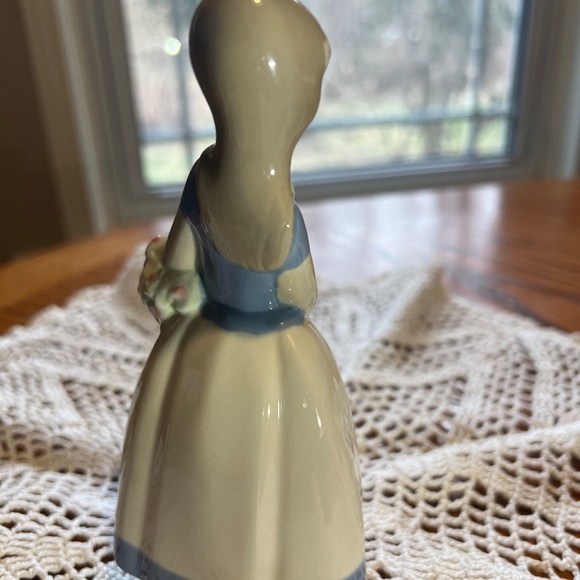 Rex Valencia Porcelain Girl with Flower Basket Figurine - EUC - Picture 6 of 9